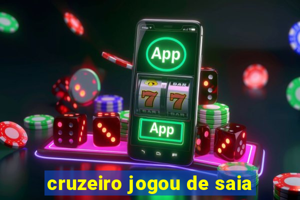 cruzeiro jogou de saia