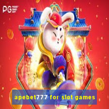 apebet777 for slot games