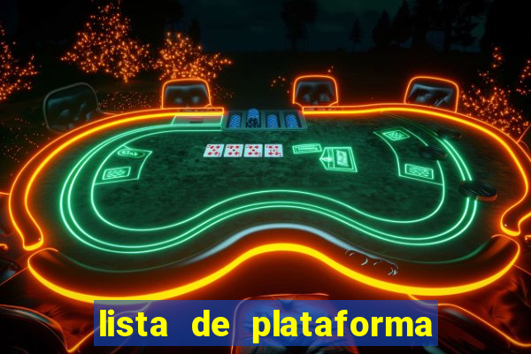 lista de plataforma de jogos