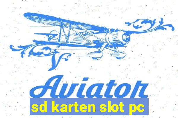 sd karten slot pc