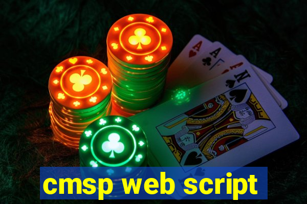 cmsp web script