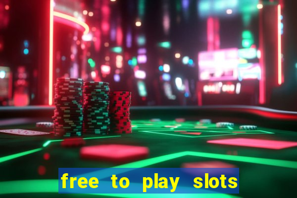 free to play slots no download