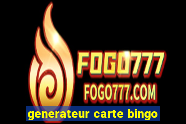 generateur carte bingo