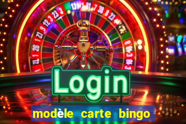 modèle carte bingo quarantaine gratuit