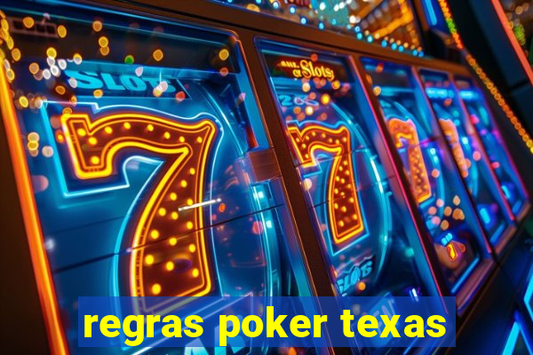 regras poker texas