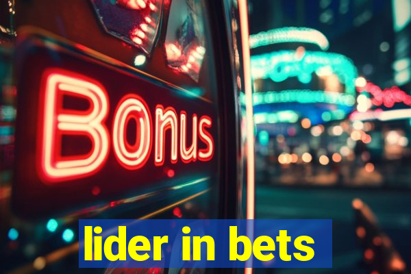 lider in bets