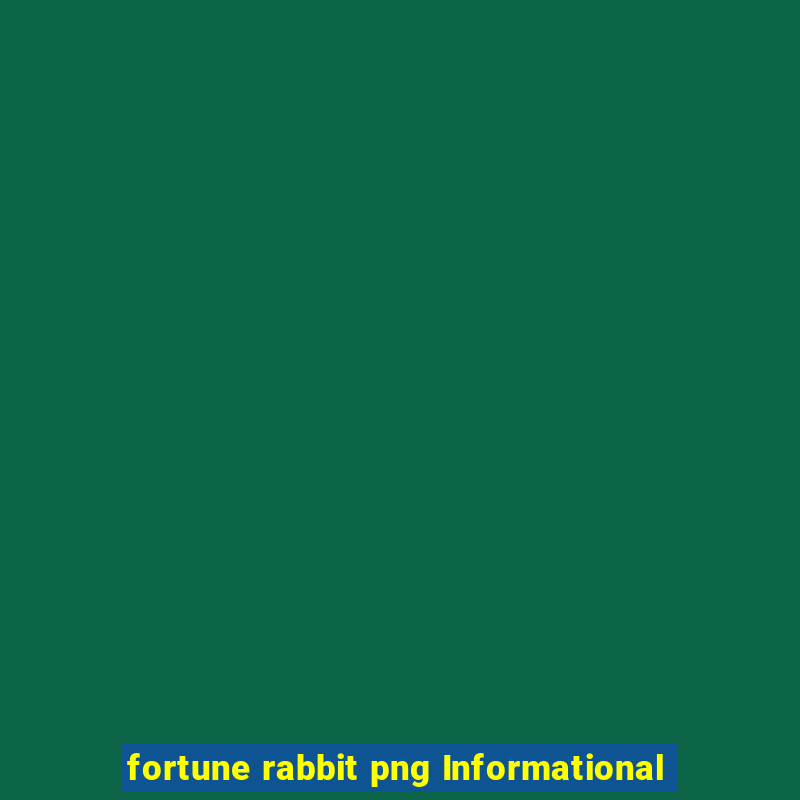 fortune rabbit png Informational