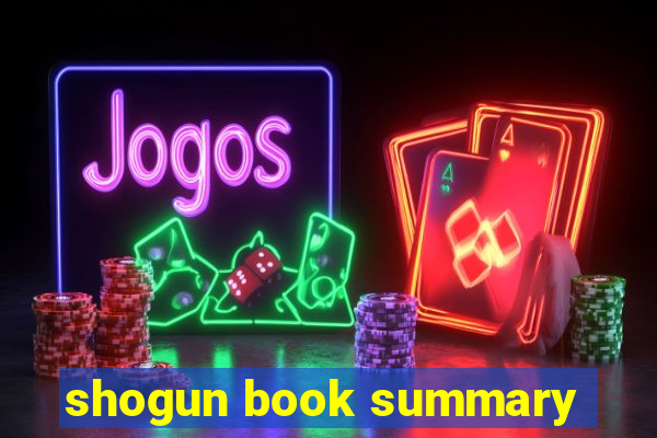 shogun book summary