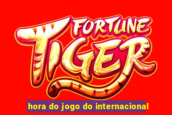 hora do jogo do internacional