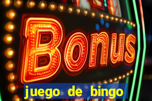 juego de bingo para ganar dinero