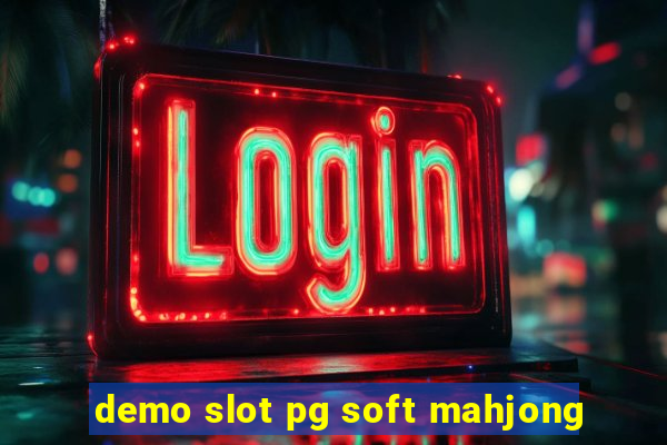 demo slot pg soft mahjong