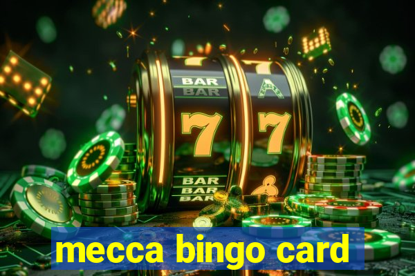 mecca bingo card