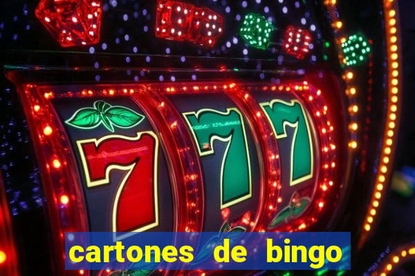 cartones de bingo para imprimir