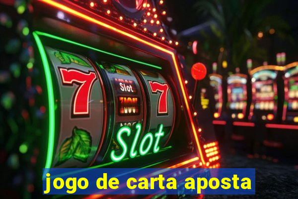 jogo de carta aposta