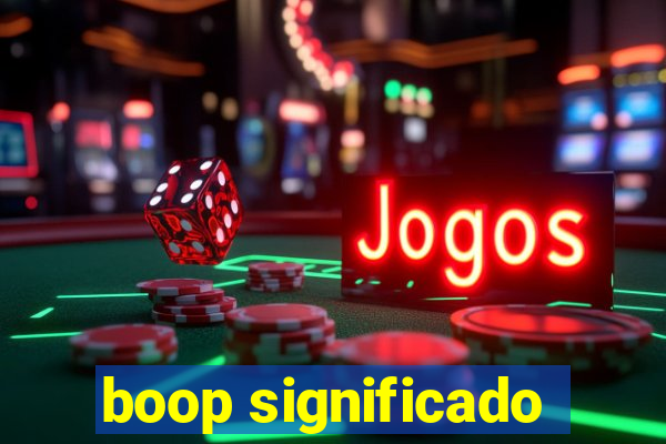 boop significado