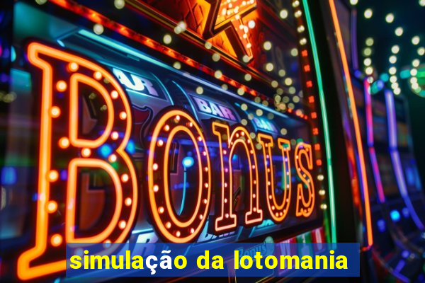 simulação da lotomania