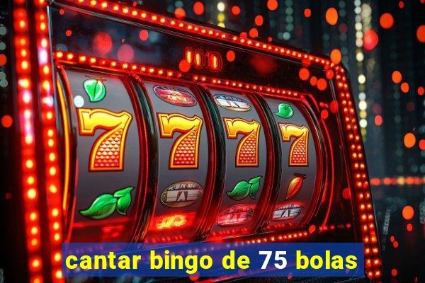 cantar bingo de 75 bolas