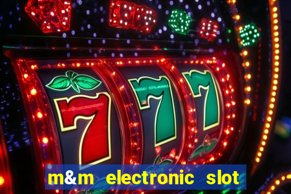 m&m electronic slot machine candy dispenser