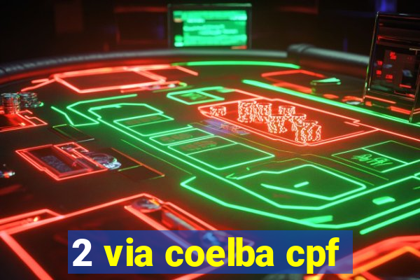 2 via coelba cpf