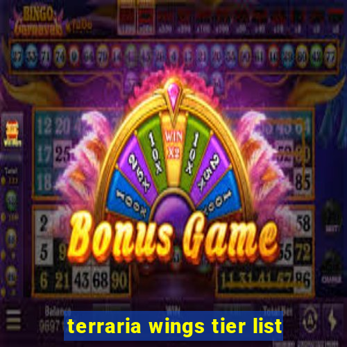 terraria wings tier list