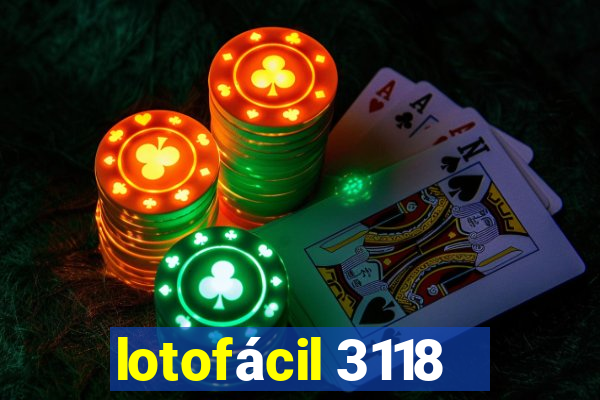 lotofácil 3118