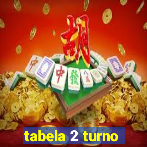 tabela 2 turno