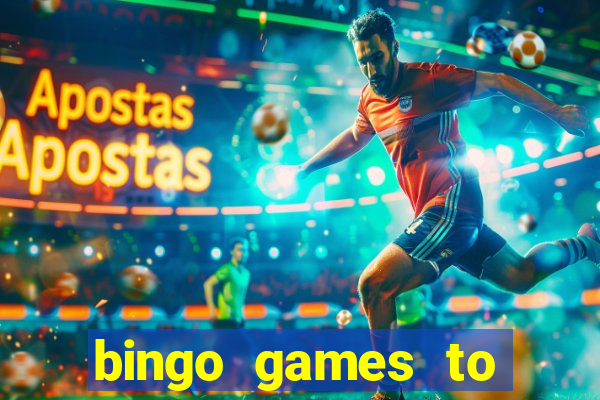 bingo games to play at home