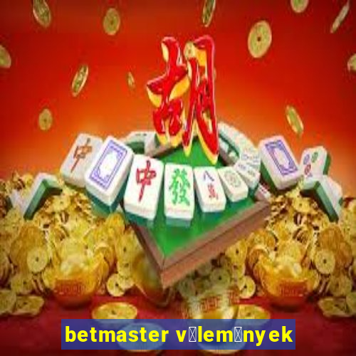 betmaster v茅lem茅nyek