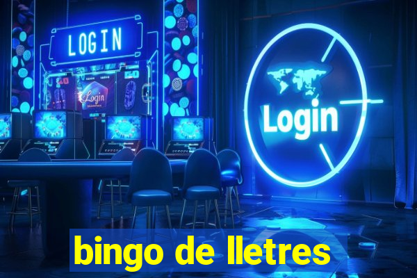 bingo de lletres