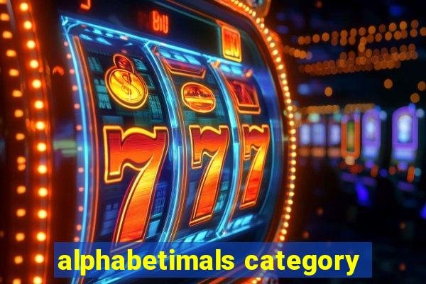 alphabetimals category