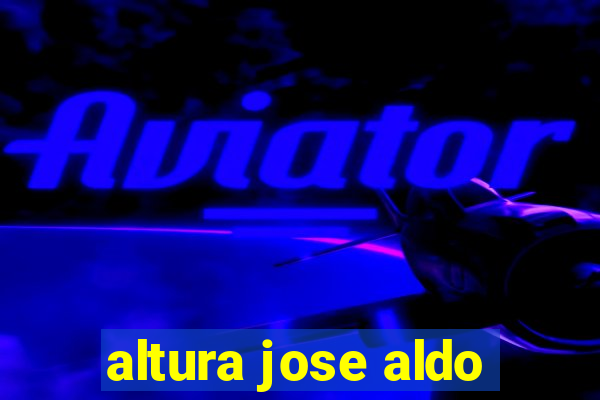 altura jose aldo