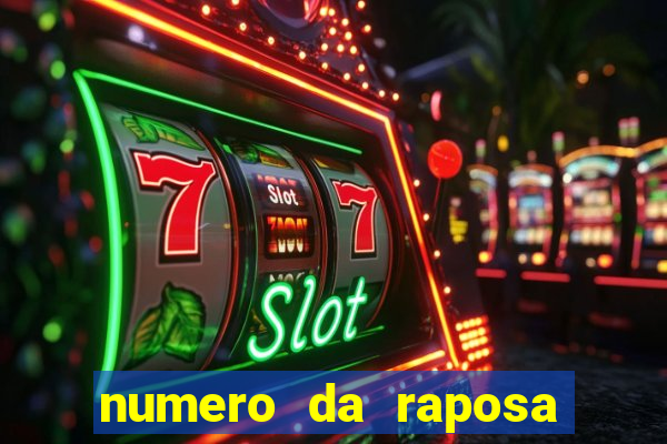 numero da raposa jogo do bicho