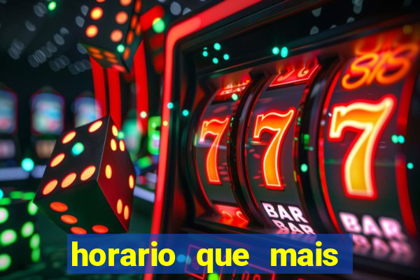 horario que mais paga fortune tiger