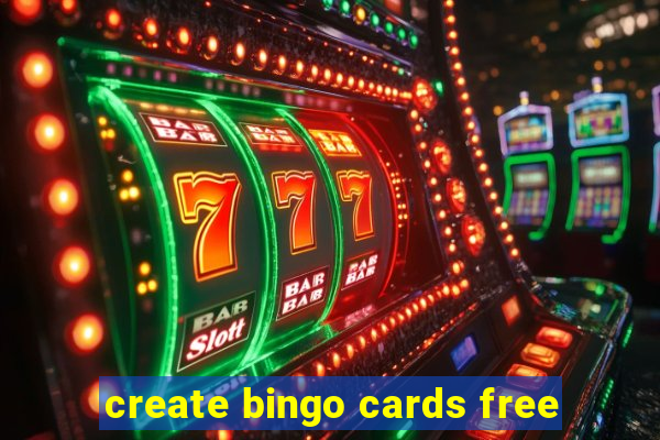 create bingo cards free