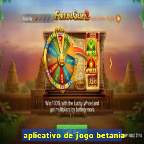 aplicativo de jogo betania