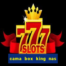 cama box king nas casas bahia