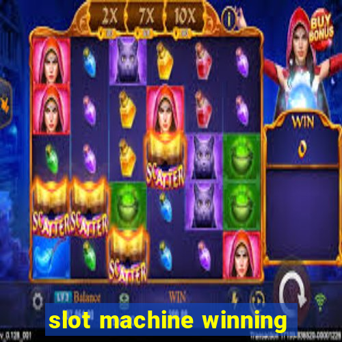 slot machine winning