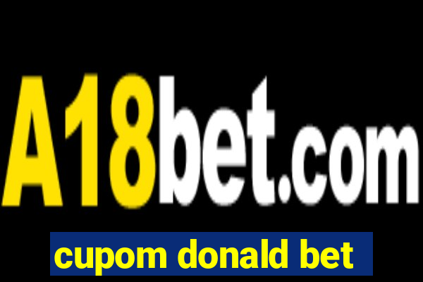 cupom donald bet