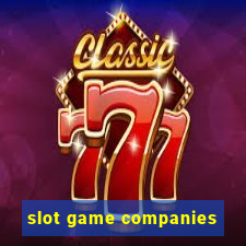 slot game companies