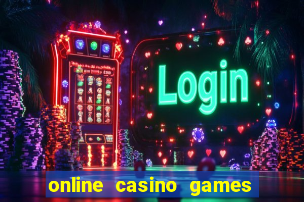 online casino games for real cash