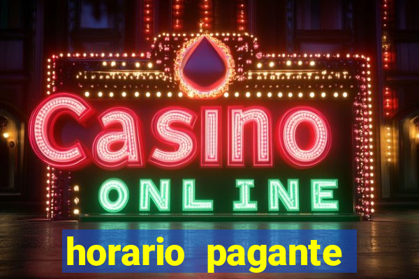 horario pagante fortune tiger