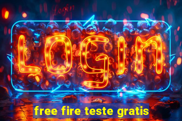 free fire teste gratis