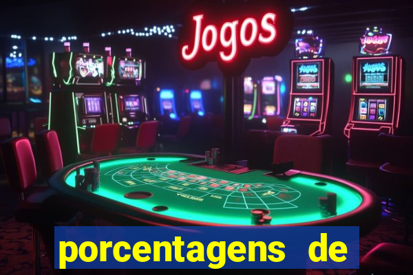 porcentagens de jogos pagantes