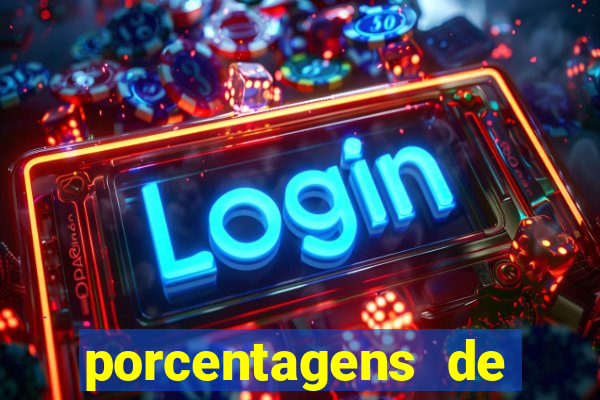 porcentagens de jogos pagantes