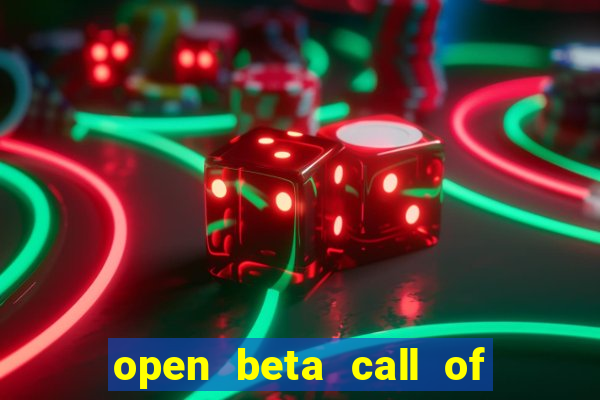 open beta call of duty black ops 6