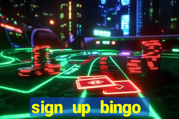 sign up bingo bonus no deposit