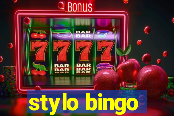 stylo bingo