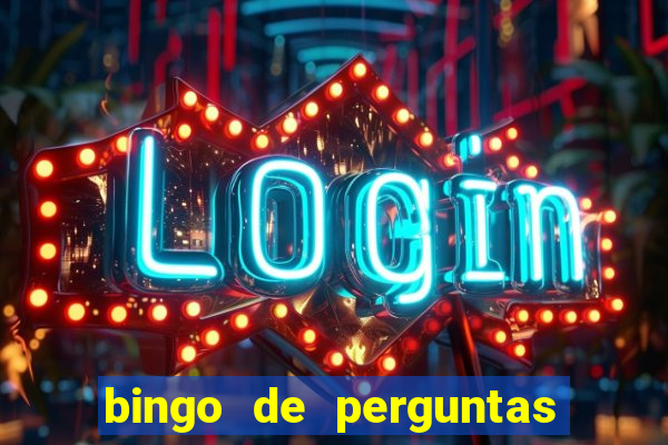 bingo de perguntas e respostas