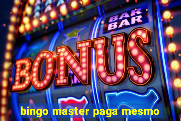 bingo master paga mesmo