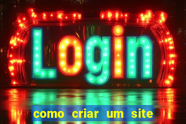 como criar um site de apostas slots